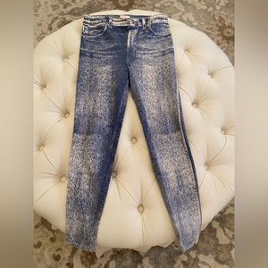 Vintage 80’s Faux Denim Leggings sz Small